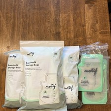 Motif Medical Breast Milk Storage Bags 8oz - 100 Count