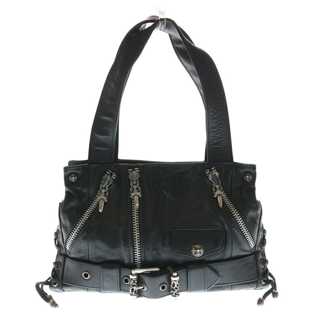 Chrome Hearts MEDIUM JJ DEAN Dean Medium Leather Tote Bag Handbag