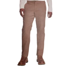 Eddie Bauer Men's Rainier Fleece Lined Pants Tan Size 36×30 Tech Pants, Zipper