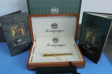 Montegrappa Reminiscence GOLD PLATED STERLING SILVER 925 Fountain Pen 18ct nib