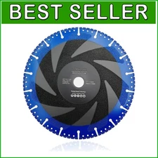 Vacuum Brazed Diamond Blade - 9 Inch Cut Off Wheel for High-Speed Cutting