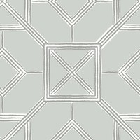 Fd26412_Seychelles Kunst Deko Gitter Hellgrau Weiß Fine Decor Tapete