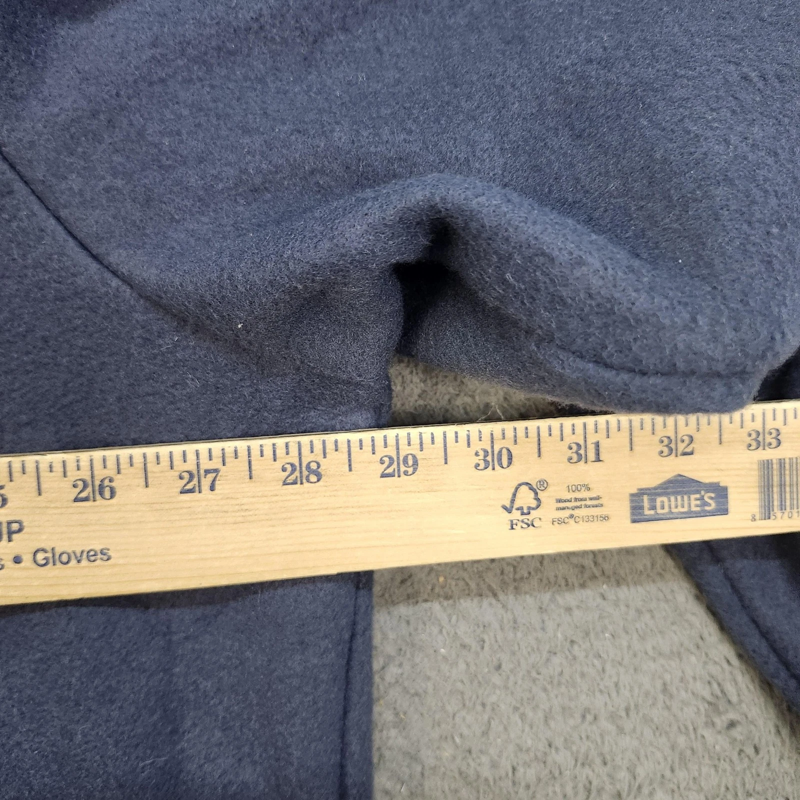 Goodfellow & Co Jacket Mens 2XL Blue Fleece Shirt Shacket Snap Button Casual - product detail image 4