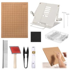 106 PCS Macrame Board Set, with 12x16 Inch Macrame Board Adjustable Holder wi...