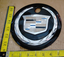 OEM Cadillac Chrome Trunk Lock Cover Crest Emblem 20336942 