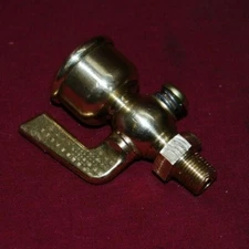 Hit & Miss Gas Engine Motor Brass Primer Cup #2 1/8  NPT Fuel Steam Drain Cock