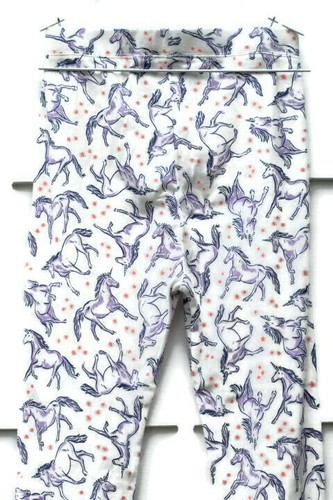 Gap White Horse Stars Girls Leggings Pants Jogger Sleep Size 14 005 - Picture 5 of 5