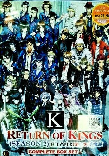 DVD K : Return of Kings Season 2 Vol. 1-13 End English Subtitle + TRACK