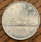 1985 Canada $1 one dollar VOYAGEUR coin **75% off combined shipping**