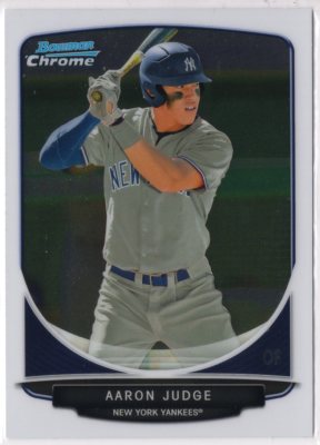 AARON JUDGE 2013 Bowman Chrome Draft FULL SIZE Rookie Card RC ROY QUANTITY AVL