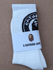 BAPE White Socks, authentic from Japan