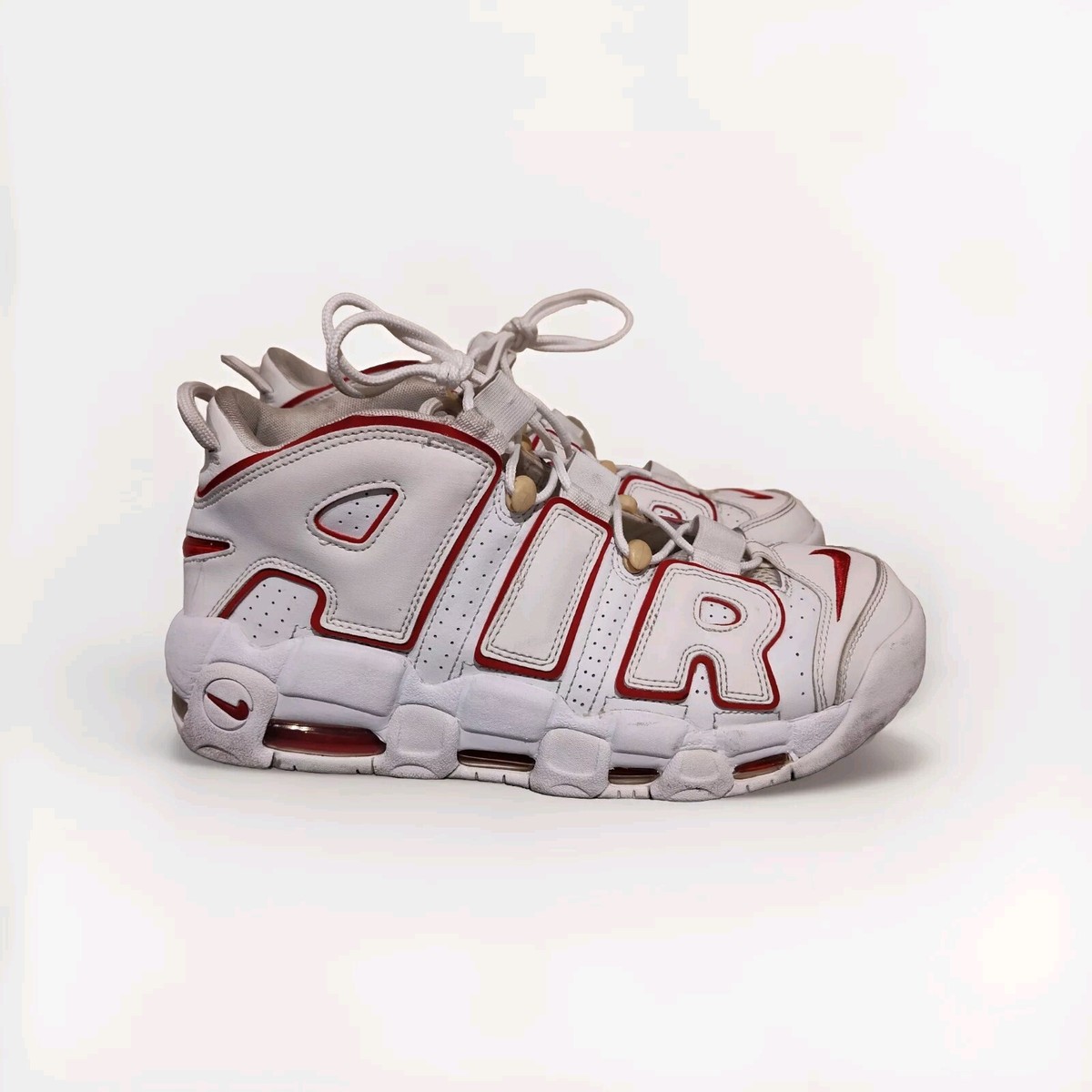 Nike Air More Uptempo 96 White Varsity Red 2018 Size 11.5 US