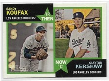2012 Topps Heritage THEN & NOW U-Pick Aparicio Koufax Marichal Verlander Spahn +