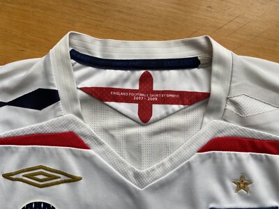 ENGLAND 2007 2008 2009 HOME FOOTBALL SHIRT SOCCER JERSEY UMBRO sz