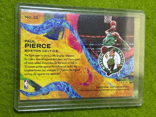 Paul Pierce GOLD FOIL COURT KINGS Card SP 2022 Panini ARTISTRY IN MOTION Celtics - Picture 23 of 24