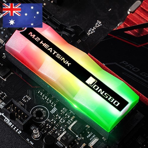 Jonsbo M.2-2 Gorgeous Light SSD Heatsink M.2 Solid State Hard Disk Cooling Pad