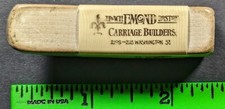 Antique 1910s Emond Carriage Builders Boston Celluloid Wrap Around Eraser