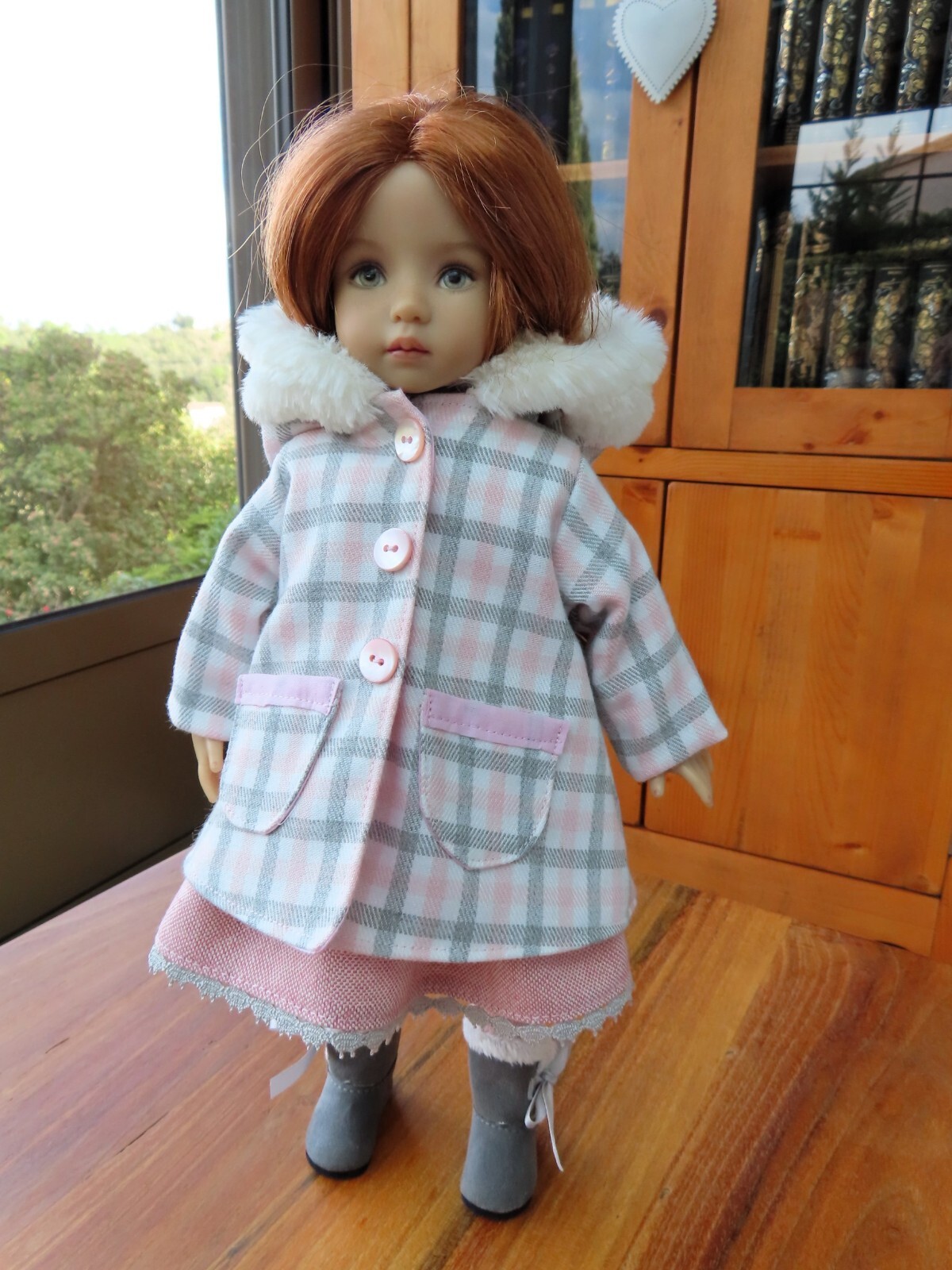 Tenue hivernale poupée Little Darling 33cm pour balade sous la neige