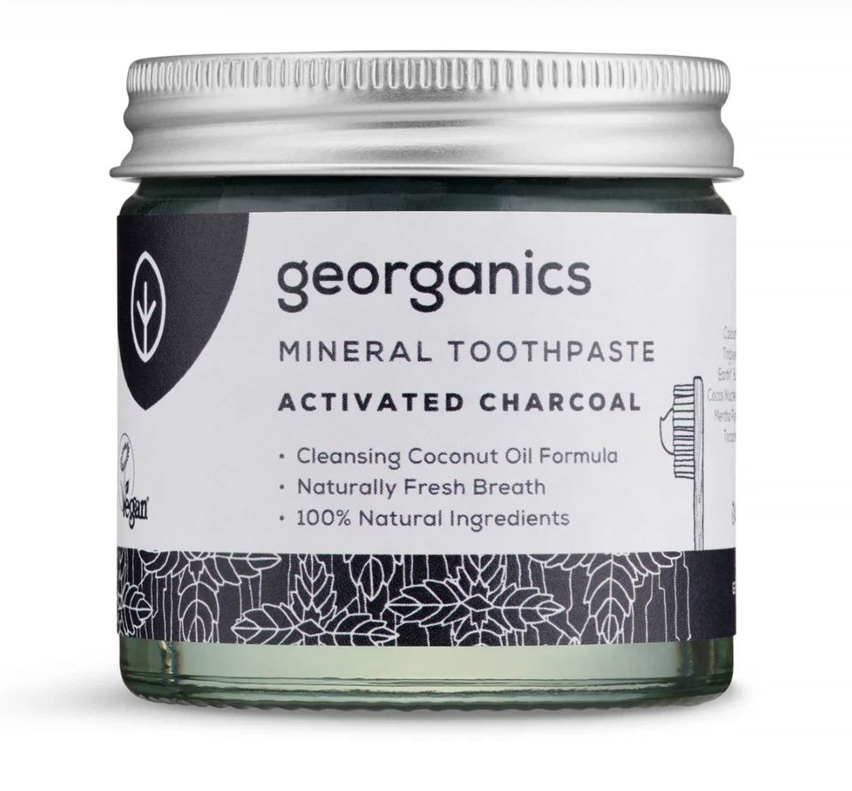 Georganics Mineral Toothpaste Activated Charcoal, 120ml (NEW)
