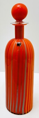 ☆ Carlo Moretti ガラス デカンタ ストライプ☆ Carlo Moretti MURANO