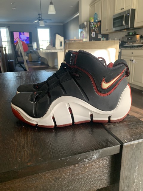 lebron 4 black red