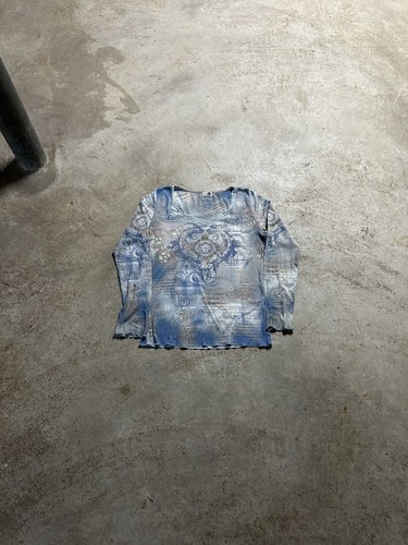 Vintage Y2K Boho Style Long Sleeve Shirt