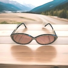 VIVA SUNGLASSES LI-81 SOL MADE IN ITALY BLACK/BEIGE RETAIL 100.00