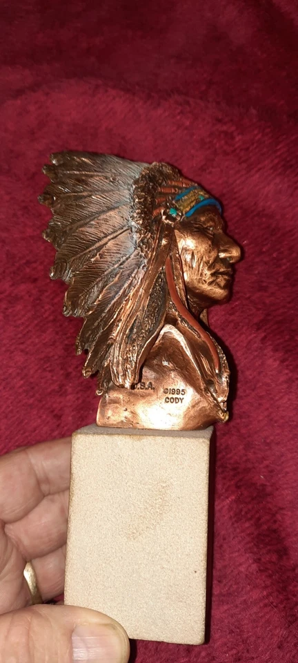 ¡ESCULTURA BUSTO CABEZA TORO SENTADO 342/2500! Foto 4 de 4