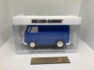 Record Runner Portable Record Player Volkswagen Royal Blue stokyo