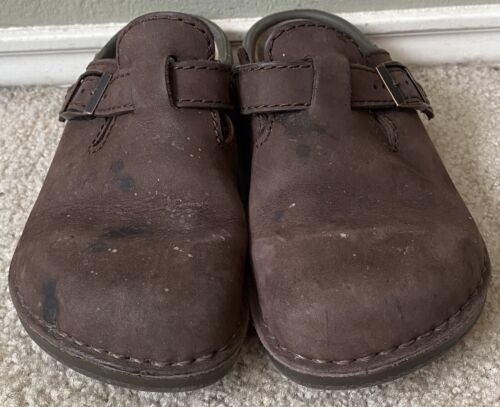 Birkenstock Tatami Taupe Suede Buckle Slip-On Sandals Size 38 245 L7 M5 US