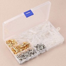 400pcs Car Motorcycle 3.9mm Brass Bullet Connectors Male Female Wire Terminals