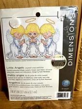 Dimensions Cross Stitch Kit, Little Angels , 7" x 5", NIP