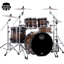 Mapex Saturn Evolution Rock Birch 4-PC Shell Pack Exotic Night Forest Burst