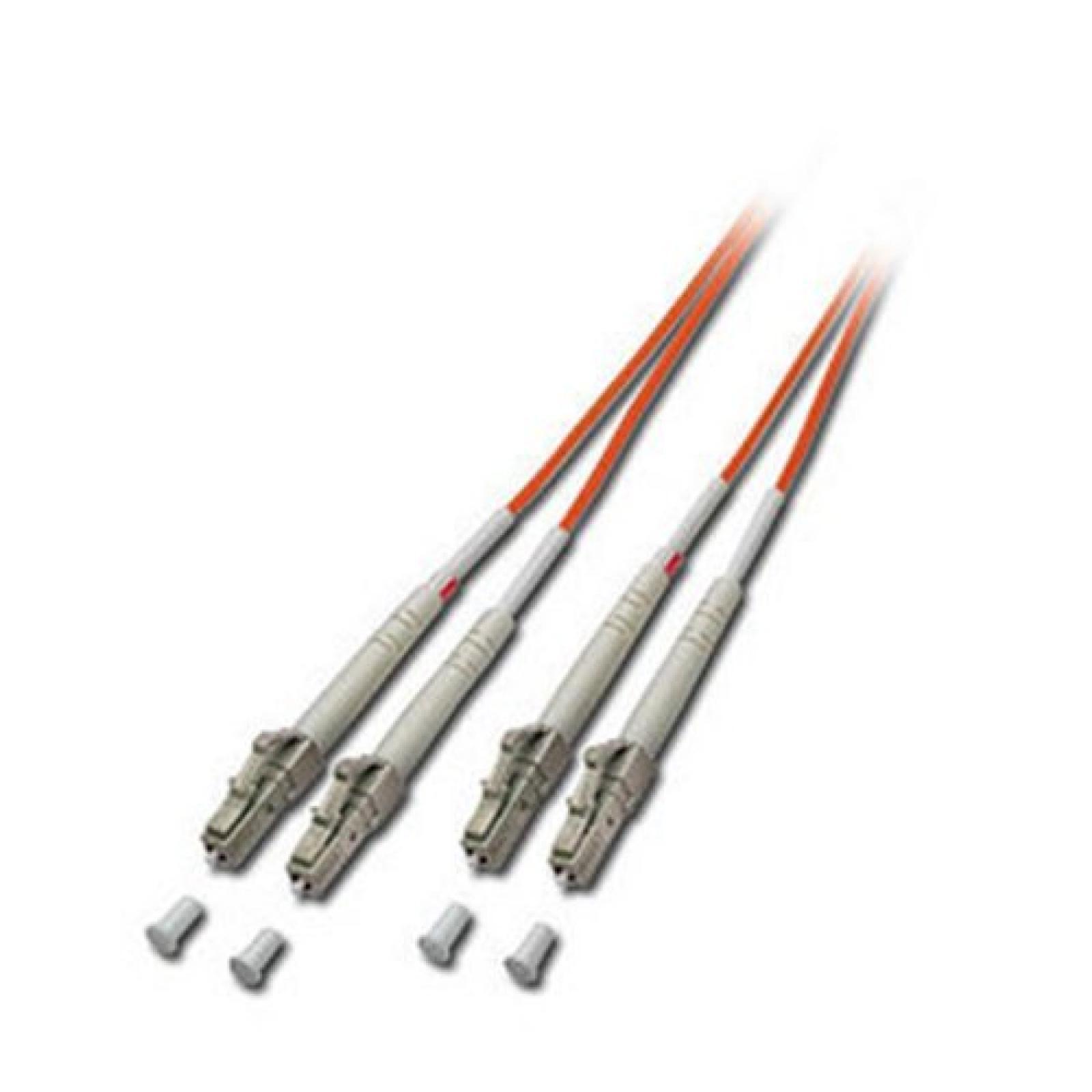 LINDY 15 Meter LC to LC 62.5/125 Fiber Optic Cable (46242)