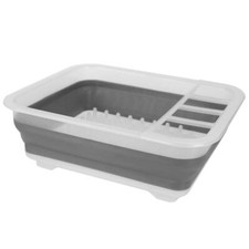 Dish Drying Rack Collapsible Portable Dinnerw...