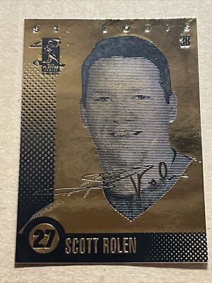 Scott Rolen 2003 Merrick Mint Laser Line Gold Card Baseball Card ...