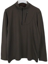 Swisstech Sweatshirt Men Large Half Zip Stretch Blend Pullover