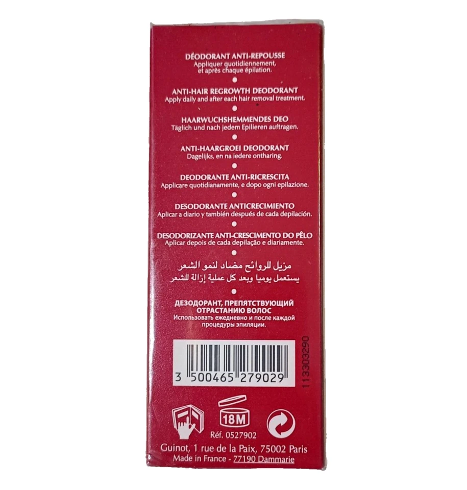 Guinot Desodorante Crema Corporal Anti-Regencimiento del Cabello Desodorante Crema Epil Smart Foto 2 de 3