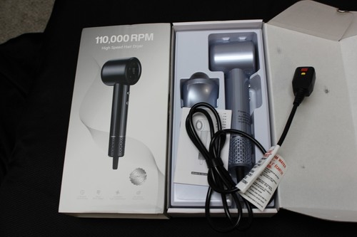 110,000 RPM high speed hair dryer NEW silver Unbranded - Picture 2 of 6