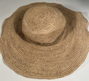 Flora Bella Summer Beach Pool Boho Floppy Foldable Sun Hat Mother of Pearl Discs Flora Bella Hats | eBay main image 2