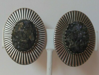 Signed Jan Michaels San Francisco Clip-on Earrings