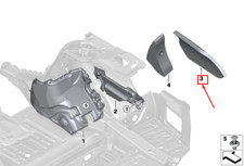 BMW 7 G11 Seitenteil hinten rechts Schalld�mmung 51477351008