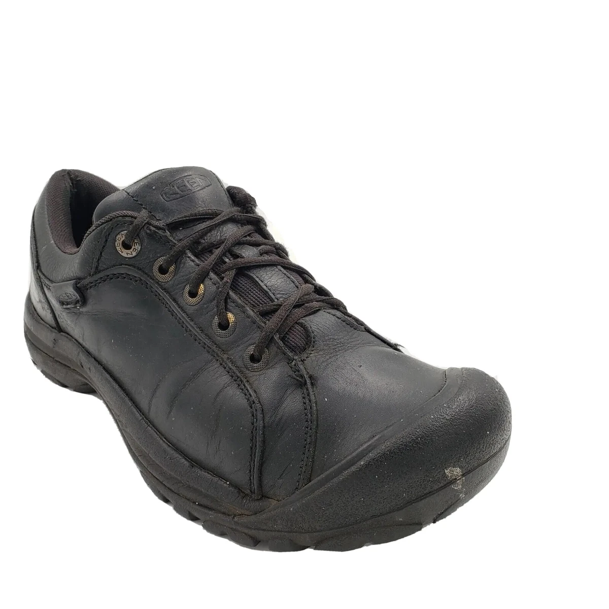 KEEN Briggs Mens Shoes Hiking Sneaker Black Leather 1011392 Comfort Shoe Sz 11