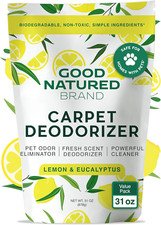 | Carpet Deodorizer & Freshener Powder | 31 oz Pet Odor Eliminator for Strong Od 1.25 per fl oz