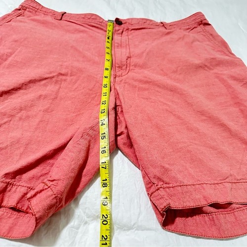 Pantaloncini uomo sportivi di lusso Izod taglia 40/9" cucitura interna cotone colore salmone - Foto 6 di 9
