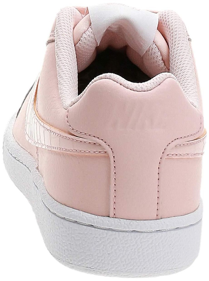 Nike Women's Court Borough Low Basketball Shoes 8 Washed Coral/White