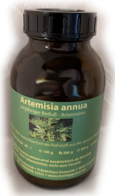 MARKENLOS Artemisia annua einjähriger Beifuß hochdosiert 30:1 Extrakt 100 g im Glas