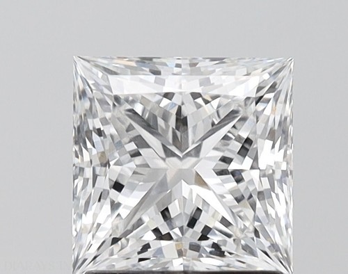 1.59 ct D-VVS2 Princess Cut Diamond, IGI Certified Diamond-CVD Lab Grown Diamond