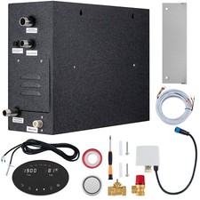 15KW Steam Generator Self Draining Sauna Bath Home Spa Shower w/Controller
