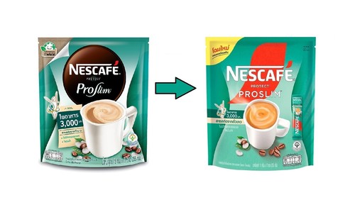 2xNESCAFE Protect Proslim dieta dimagrante perdita di peso istantanea 3 in 1 bustina di caffè - Foto 2 di 15